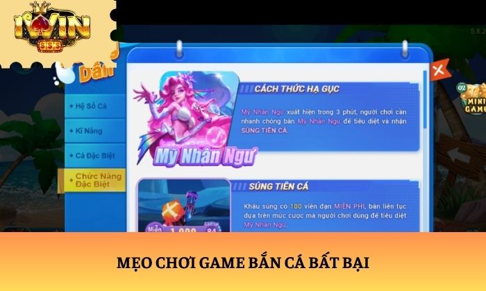 Bá Chủ Đại Dương – Trải nghiệm bắn cá đỉnh cao tại iWin 4 Mẹo chơi game bắn cá bất bại