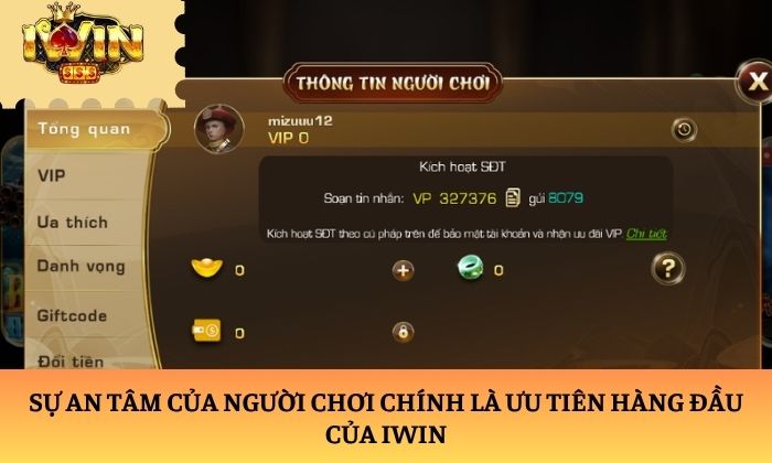 Trang chủ 16 Sự an tâm của người chơi chính là ưu tiên hàng đầu của iWin