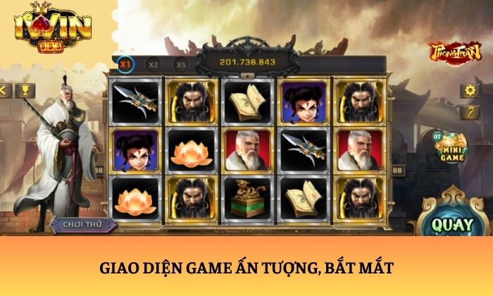 Giao diện game ấn tượng, bắt mắt