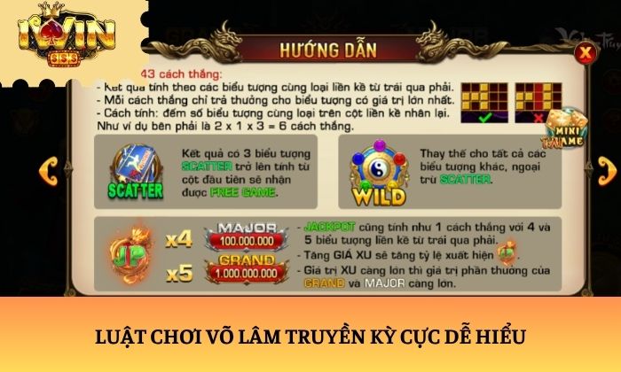 Luật chơi Võ Lâm Truyền Kỳ cực dễ hiểu